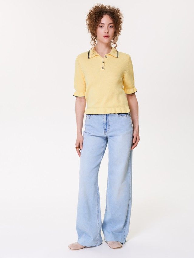 Women's pullover CONTE LDK2635, s.170-84, yellow - 1