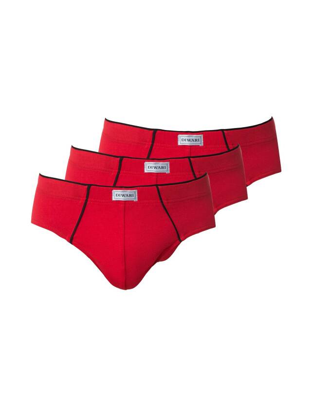 Men's panties 3 pairs PREMIUM SLIP 761, s. 78, 82/S, red - 1