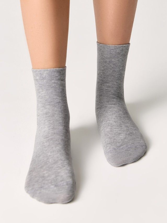 Children's socks CONTE-KIDS TIP-TOP, s.21-23, 000 grey - 1