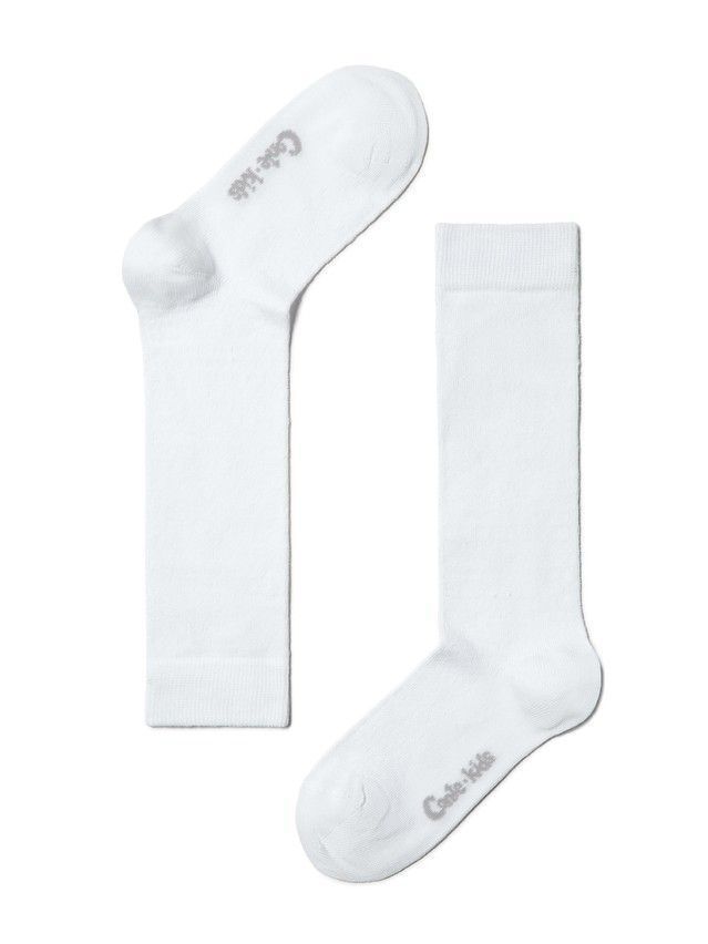 Children's knee high socks CONTE-KIDS TIP-TOP, s.24-26, 003 white - 1