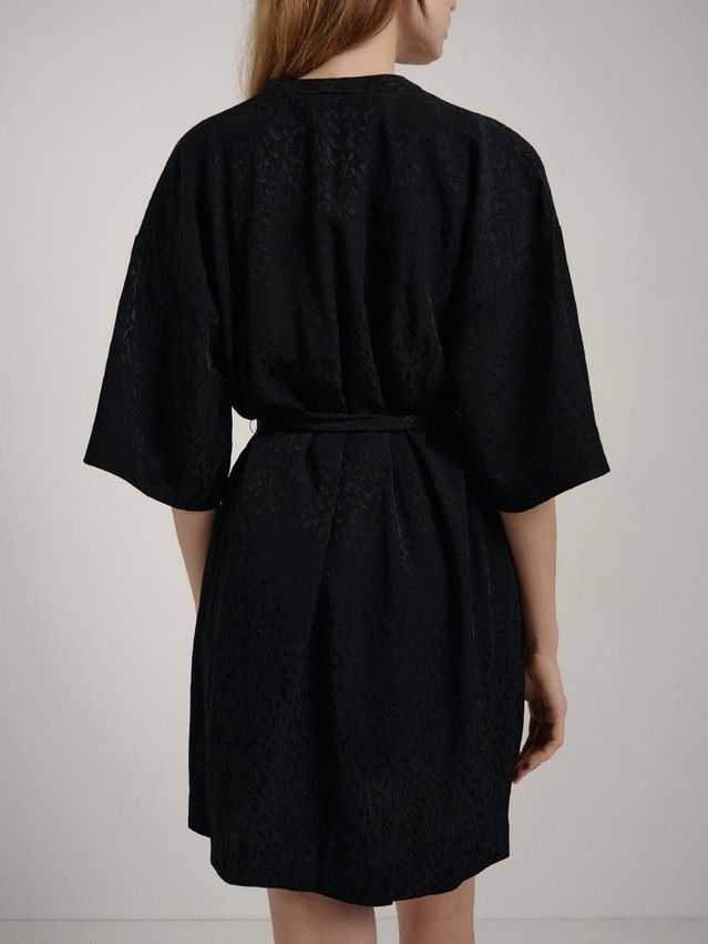 Women's dressing gown CONTE ELEGANT LEO LHW 2928, s.170-84-90, black - 2