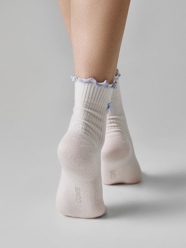 Women's socks CONTE, s.23-25, 1184 milky-blue - 2