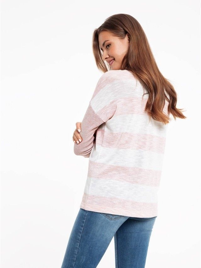 Women's polo neck shirt CONTE ELEGANT LD 832, s.170-100, milky-pink - 2