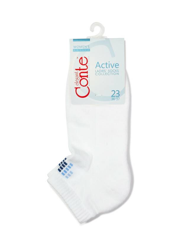 Women's socks CONTE ELEGANT ACTIVE, s.23, 017 white - 2