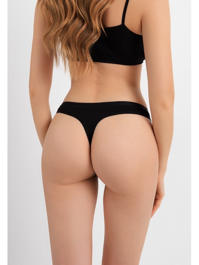 Women's panties CONTE ELEGANT COMFORT COTTON LST 5569, s.90, black - 2