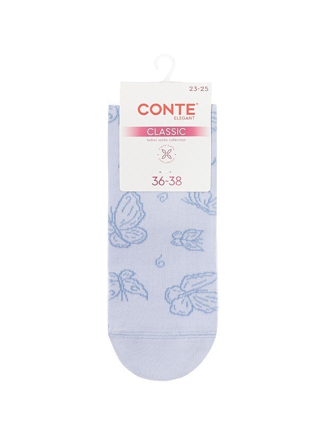 Women's socks CONTE ELEGANT CLASSIC, s.23-25, 697 pale violet - 4