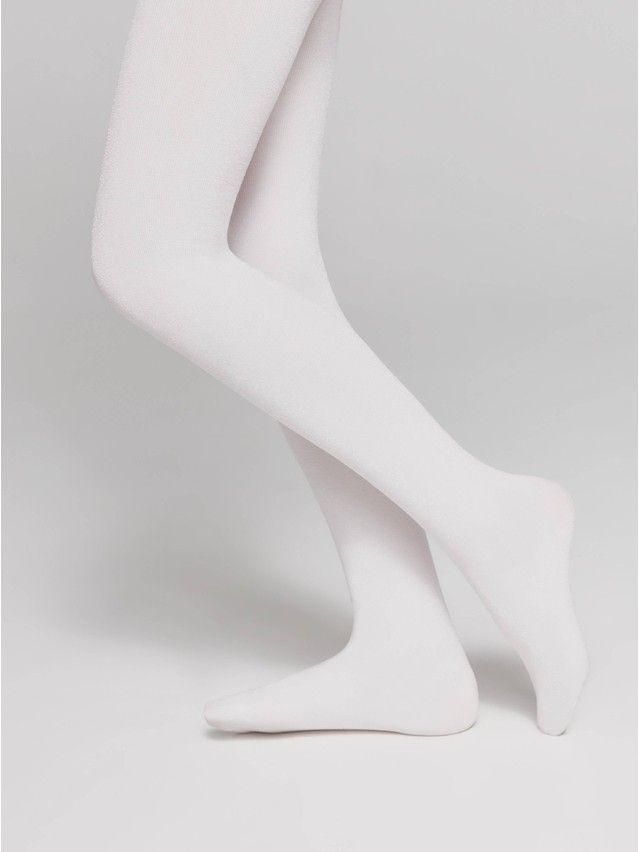 Fancy children's tights CONTE ELEGANT HOLIDAY, s.146-152, bianco - 1