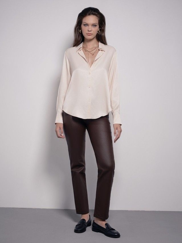 Women's shirt CONTE ELEGANT LBL 2824, s.170-84-90, milk - 1