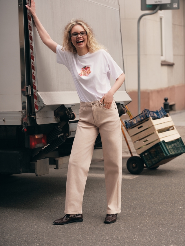 Women's polo neck shirt CONTE ELEGANT LD 3032, s.170-92, white-cake - 1