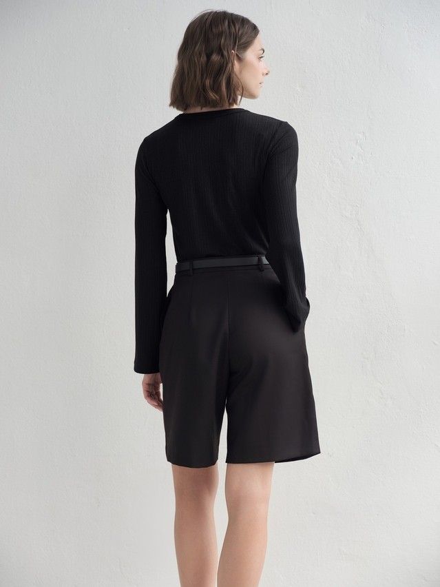 Women's polo neck shirt CONTE LD 3242, s.170-88, black - 3