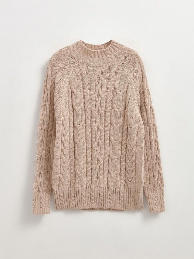 Women's pullover CONTE ELEGANT LDK244, s.170-84, beige - 1