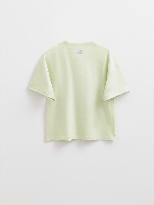 Women's polo neck shirt CONTE ELEGANT LD 2699, s.170-92, pistachio-girls - 6