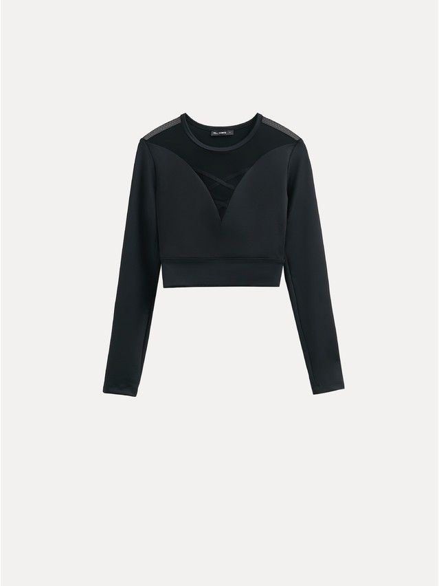 Women's polo neck shirt CONTE ELEGANT LD 3097, s.170-84, black - 4