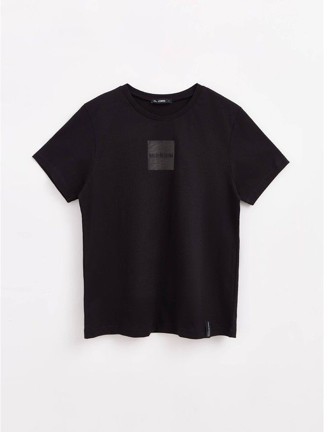 Women's polo neck shirt CONTE ELEGANT LD 1739, s.170-92, black-black - 4