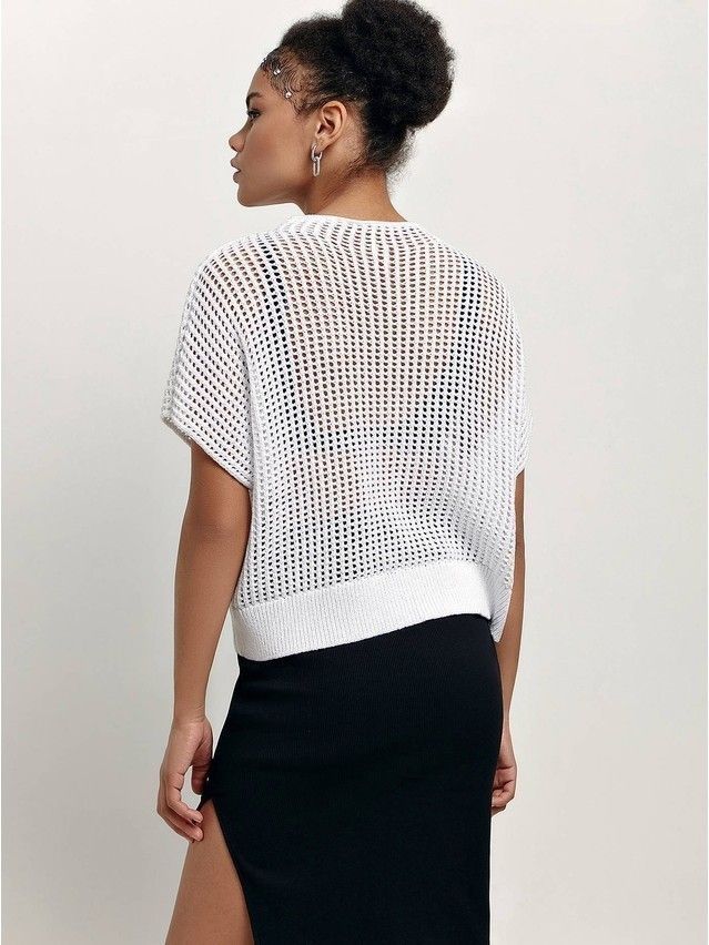 Women's pullover CONTE ELEGANT LDK187, s.170-84, white - 5