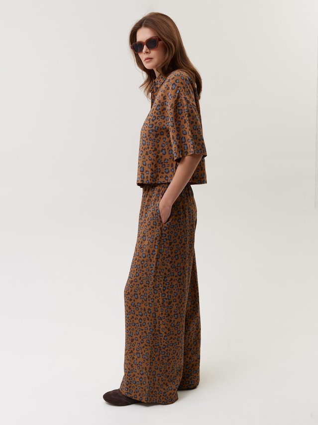 Women's trousers CONTE LBK 3732, s.170-84-90, chocolate leo - 2