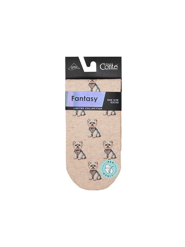 Women's socks CONTE ELEGANT FANTASY, s.23-25, 737 peach - 4