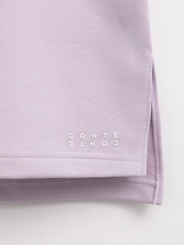 Women's polo neck shirt CONTE ELEGANT LD 3081, s.170-100, lavender - 3