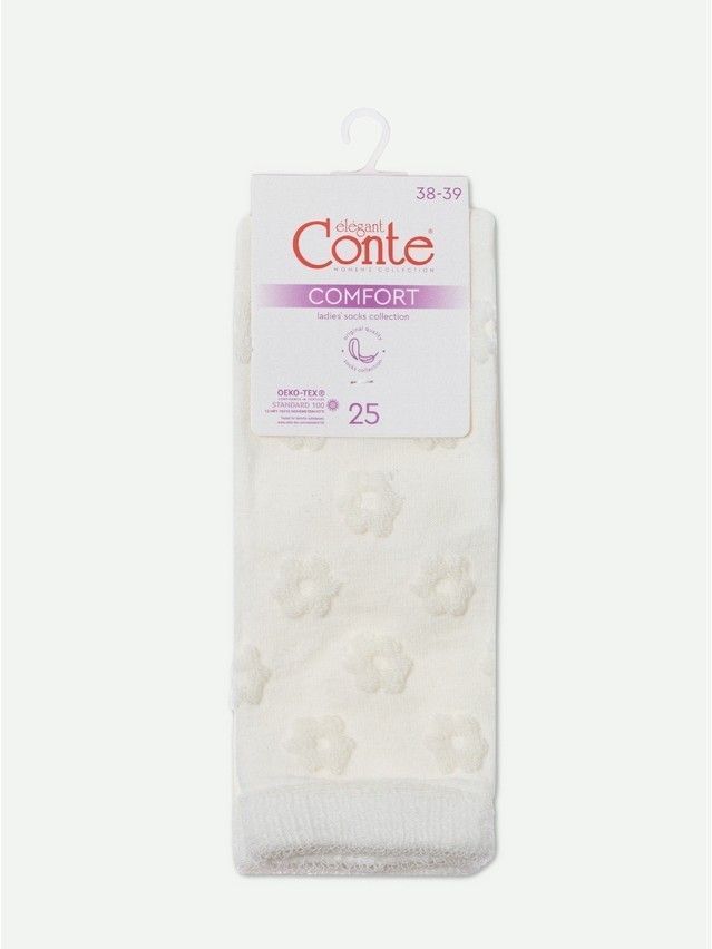 Women's socks CONTE ELEGANT COMFORT, s.25-27, 548 milky - 6