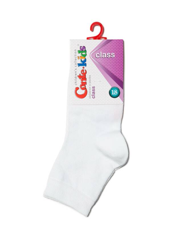 Children's socks CONTE-KIDS CLASS, s.27-29, 149 white - 2