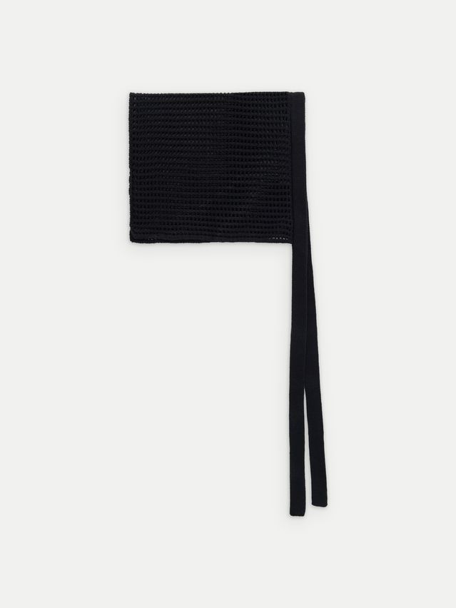 Women's scarf CONTE LDK25195, s.34*60, black - 7