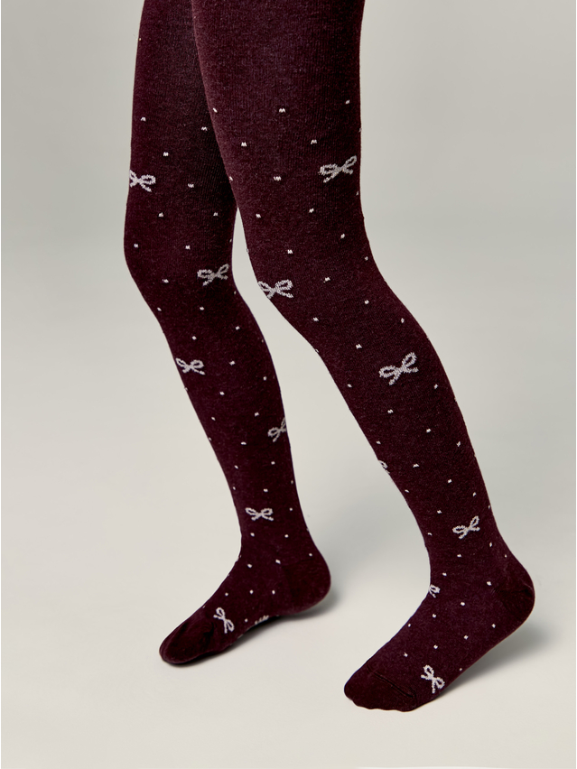 Children's tights CONTE-KIDS TIP-TOP, s.116-122 (18),545 wine-coloured - 1