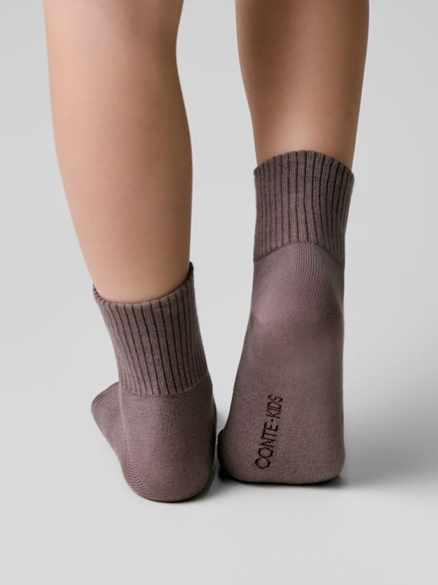Children's socks CONTE-KIDS TIP-TOP, s.12, 1036 coffee - 2