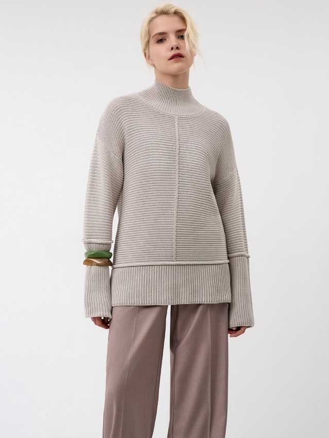 Women's pullover CONTE ELEGANT LDK24135, s.170-84, grey-beige - 2