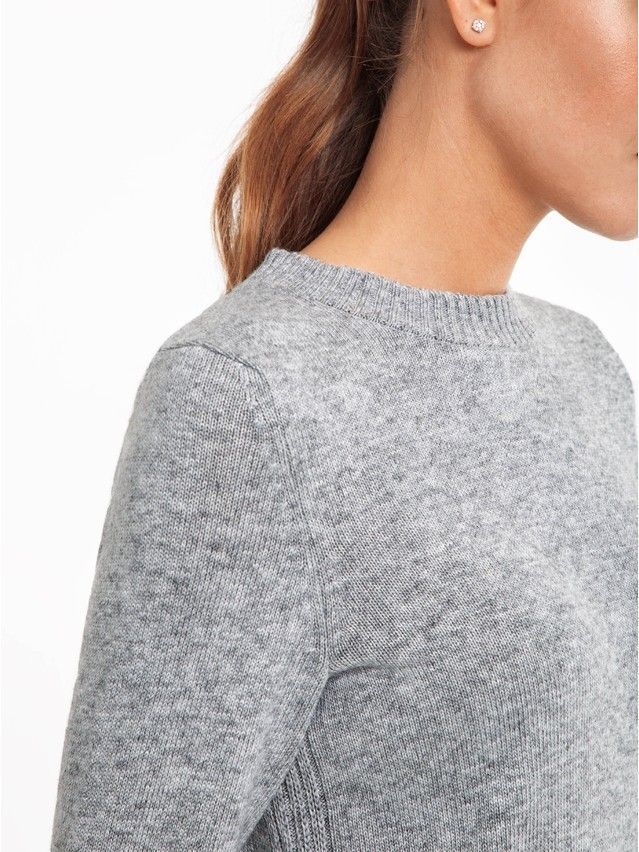 Women's polo neck shirt CONTE ELEGANT LDK038, s.170-84, grey - 5