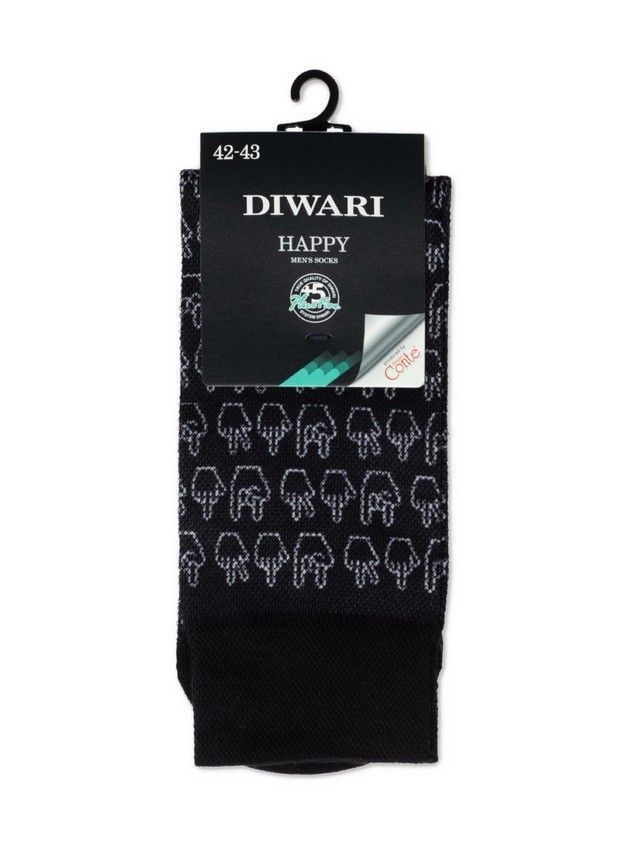 Men's socks DiWaRi HAPPY, s.25, 154 black - 2