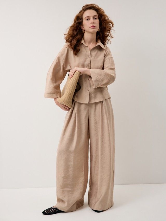 Women's shirt CONTE LRU 3423, s.170-84-90, beige - 1