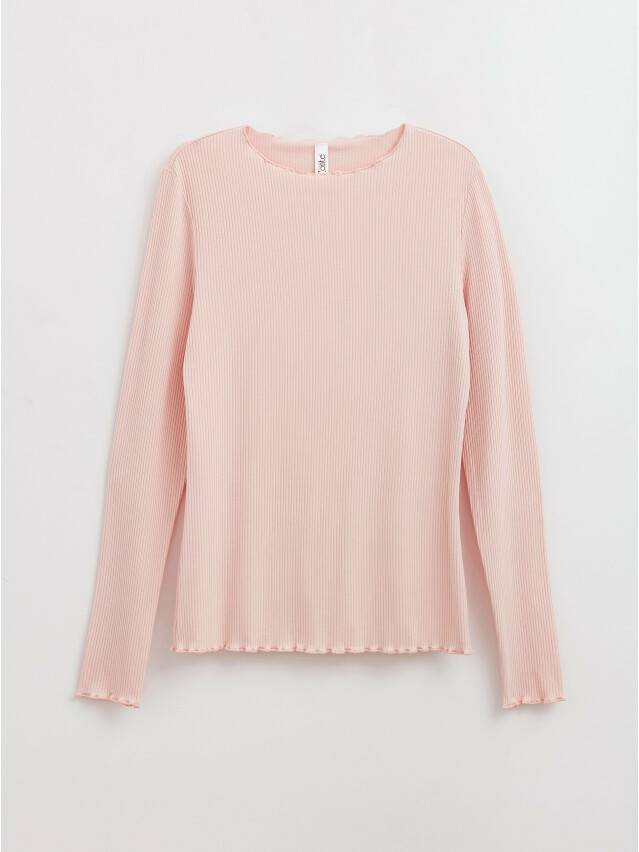 Women's polo neck shirt CONTE ELEGANT LD 1164, s.170-92, light pink - 1
