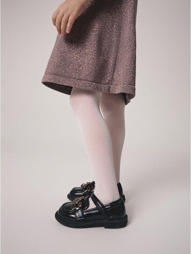 Fancy children's tights CONTE ELEGANT HOLIDAY, s.146-152, pastel pink - 1