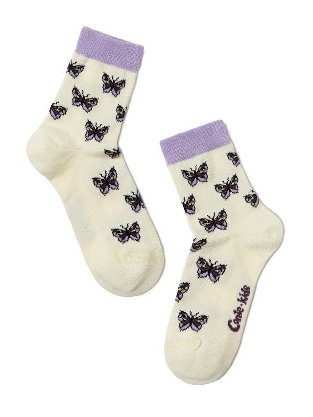 Children's socks CONTE-KIDS TIP-TOP, s.24-26, 408 cream - 1