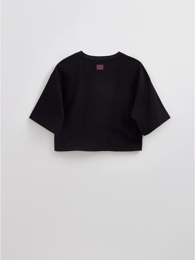 Women's polo neck shirt CONTE ELEGANT LD 2715, s.170-92, black-heart - 2