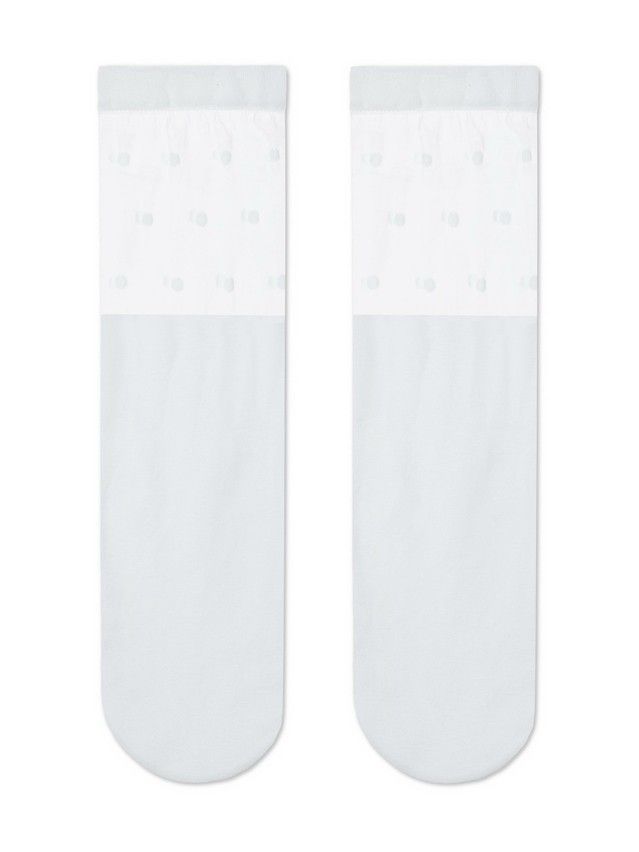 Women's socks FANTASY 19C-29SP, rives. 36-39, bianco - 2