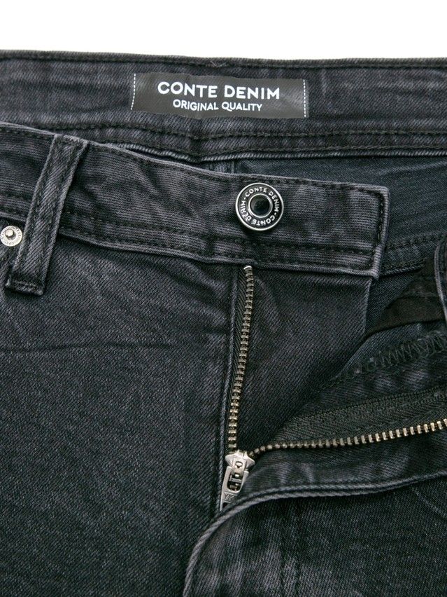 Women's jeans CONTE CON-972, s.164-94, washed black - 11