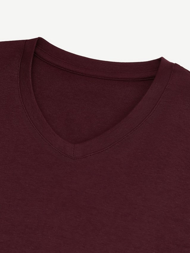 Men's polo neck shirt DIWARI BASIC MEN MD 4032, s.176,182-92, dark bordo - 6