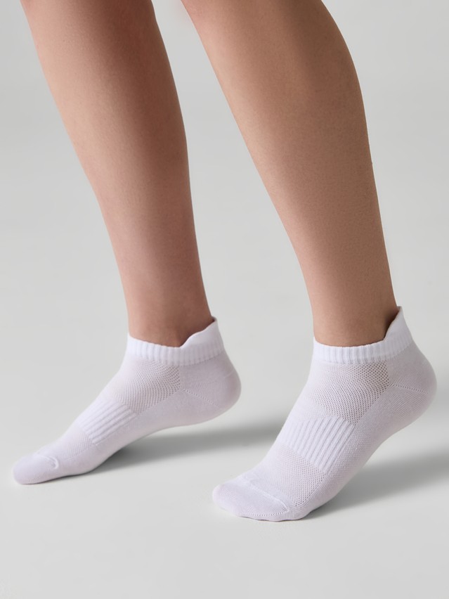 Women's socks CONTE ELEGANT SPORT, s.23-25, 1133 white - 1