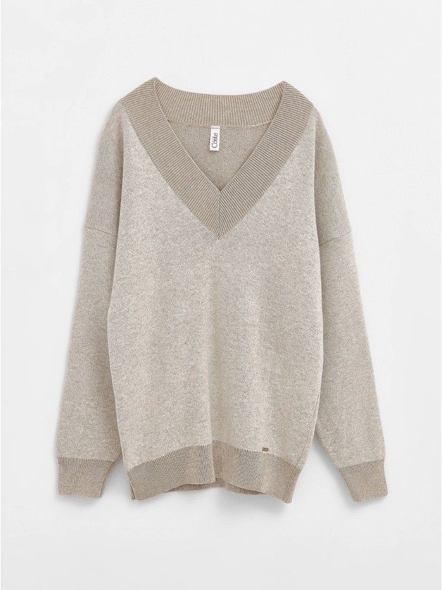 Women's pullover CONTE ELEGANT LDK154, s.170-84, beige - 5