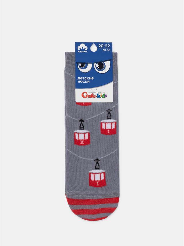Children's socks CONTE-KIDS, s.20-22, 894 grey - 1