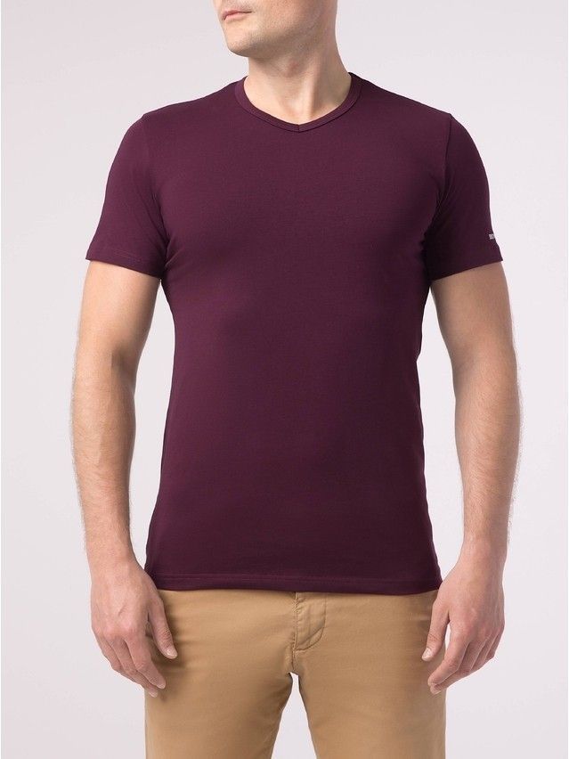 Men's pullover DiWaRi BASIC MF 745, s.170,176-100, wine red - 2