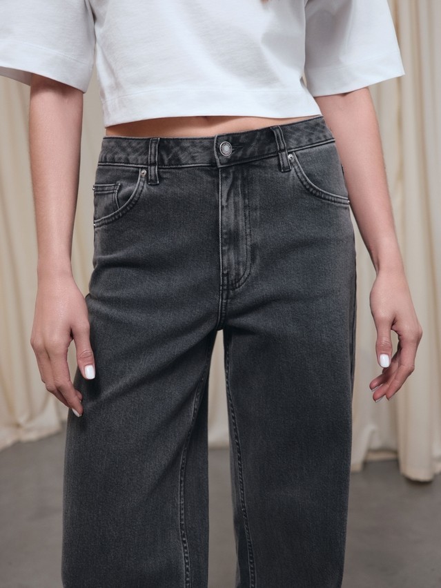 Women's jeans CONTE CON-802, s.164-90, washed black - 2