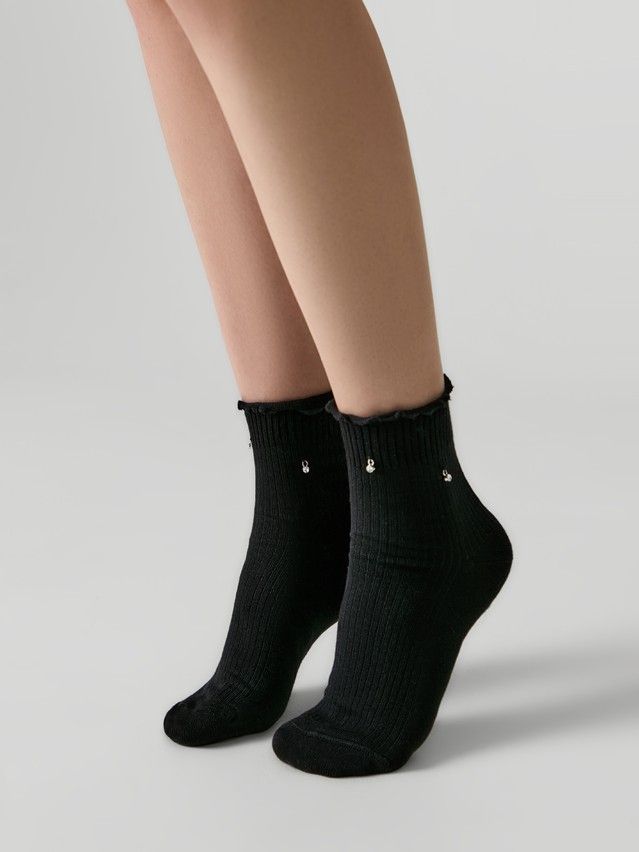 Women's socks CONTE, s.23-25, 1157 black - 1