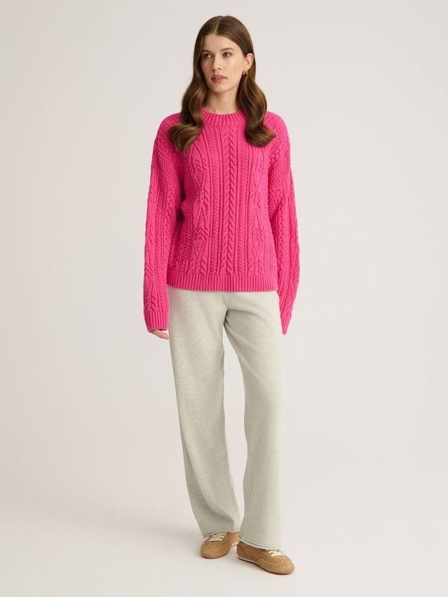 Women's pullover CONTE ELEGANT LDK23127, s.170-84, fuchsia - 1