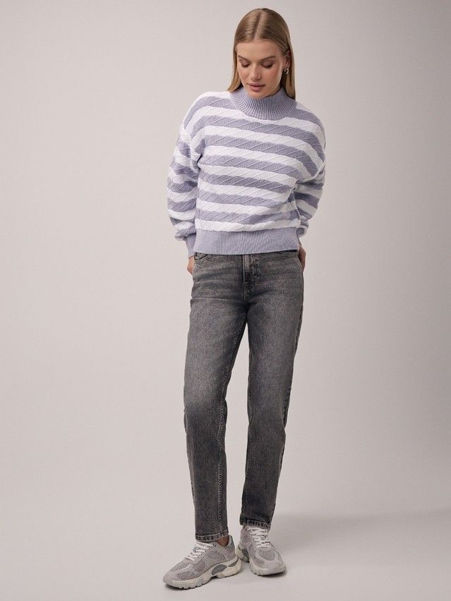 Women's pullover CONTE ELEGANT LDK2399, s.170-84, gray-white - 1