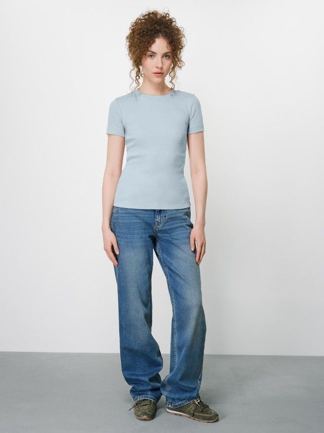 Women's T-shirt CONTE ELEGANT BASIC COLLECTION LFB 5023, s.170-100, light blue - 4