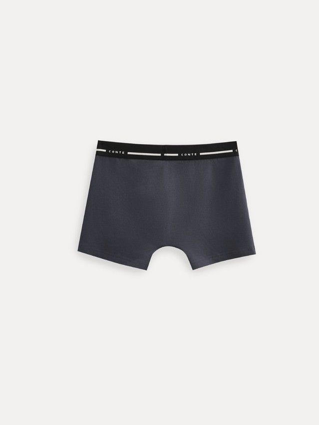 Men's underpants CONTE PREMIUM MSH 3601, s.78,82, steel gray-black - 2