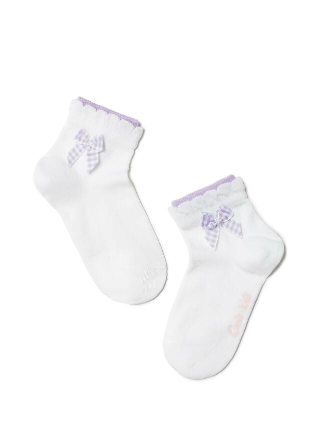 Children's socks CONTE-KIDS TIP-TOP (2 pairs),s.12, 705 white-lilac - 2
