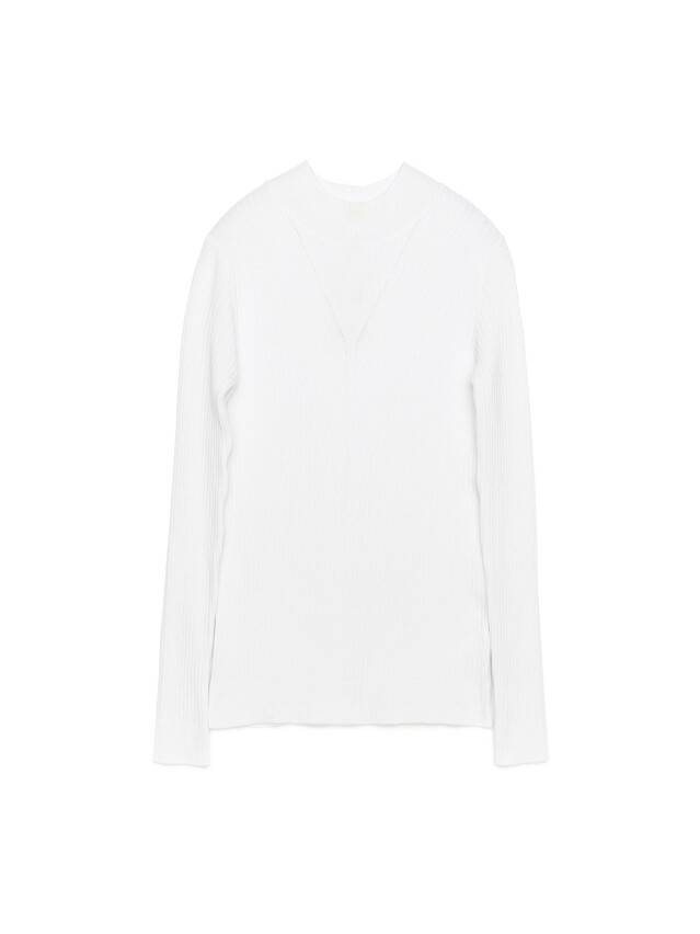 Women's polo neck shirt CONTE ELEGANT LDK105, s.170-84, off-white - 4